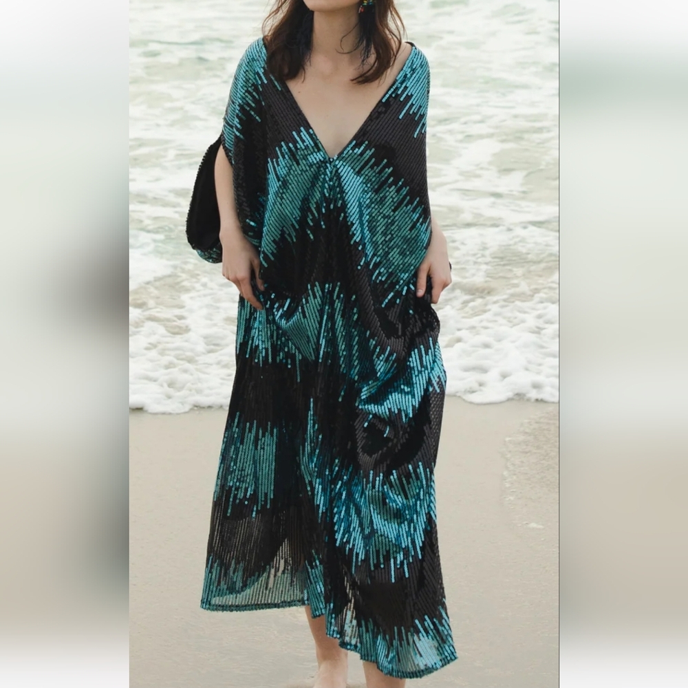 Kaftan - Sequin Kaftan by Jennafer Grace
